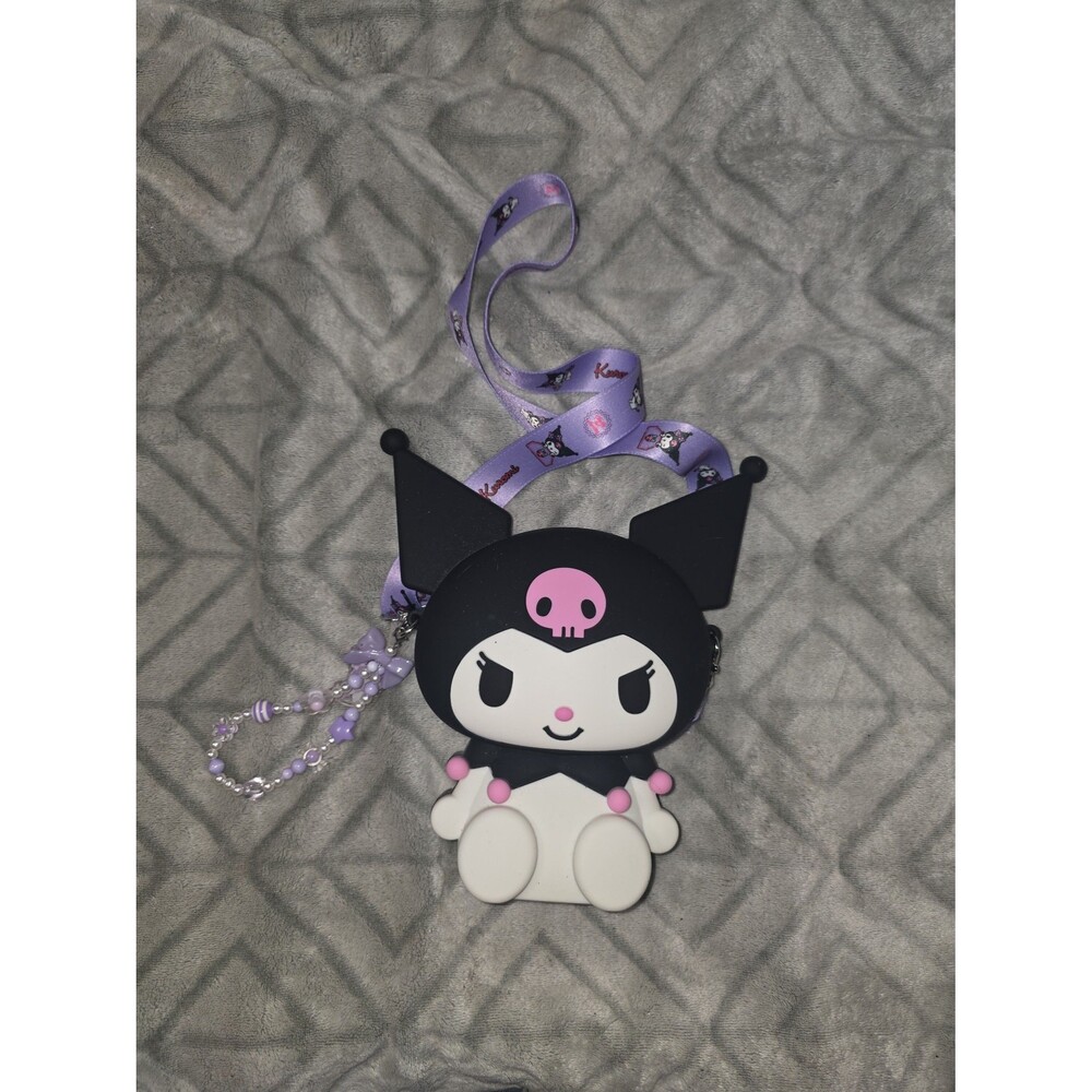 Sanrio Hello kitty Kuromi rubber crossbody bag shoulder handbag tote!